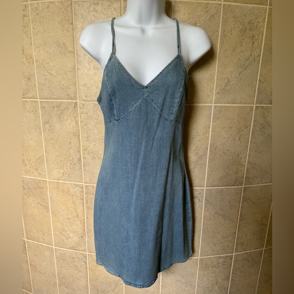 Fashion Nova Small Jean dress with O ring